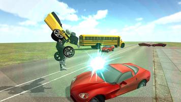 Advanced Muscle Robot Car Simulator 3D Free Screenshot 1