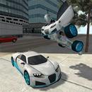 Flying Car Robot Flight Drive Simulator Game 2017 APK