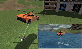 Flying Rescue Helicopter Car Ekran Görüntüsü 1