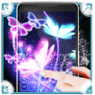 Neon Butterfly 3D Keyboard