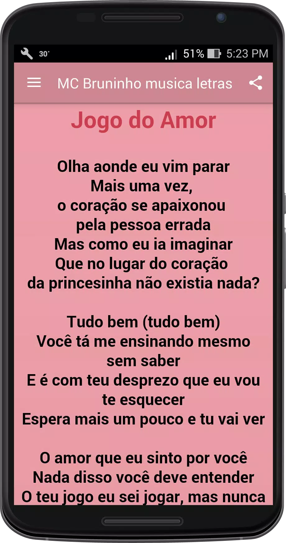 Jogo Do Amor - MC BRUNINHO musica + letras APK for Android Download