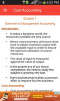 Learn Cost Accounting capture d'écran 1