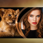 Quadros de leão para fotos ícone