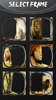 Cadres de lion pour photos capture d'écran 1