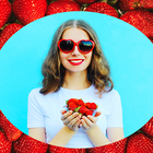 Fraises à fraises pour photos icône