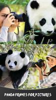 Cadres panda pour photos Affiche