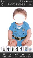 برنامه‌نما Kids Police Photo Frame عکس از صفحه