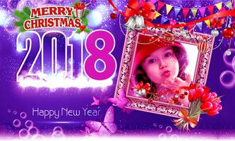 Poster happy new year 2018 wallpaper