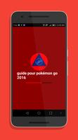 guide pour pokémon go 2016-poster