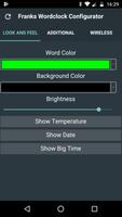 Franks Wordclock Configurator ポスター