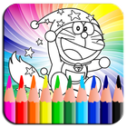 Coloring Book Dorae Cat simgesi