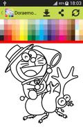 Coloring Book Dorae Cat Ekran Görüntüsü 2
