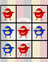 Ugandan Knuckles Tic-Tac-Toe स्क्रीनशॉट 1