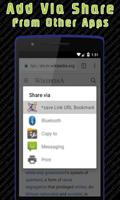 Link URL Bookmark syot layar 1