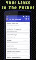 Link URL Bookmark - favorite links in your pocket پوسٹر