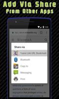 Link URL Bookmark - favorite links in your pocket Screenshot 1