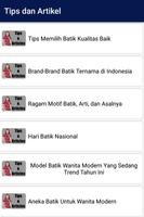 Model Batik Wanita Modern capture d'écran 1