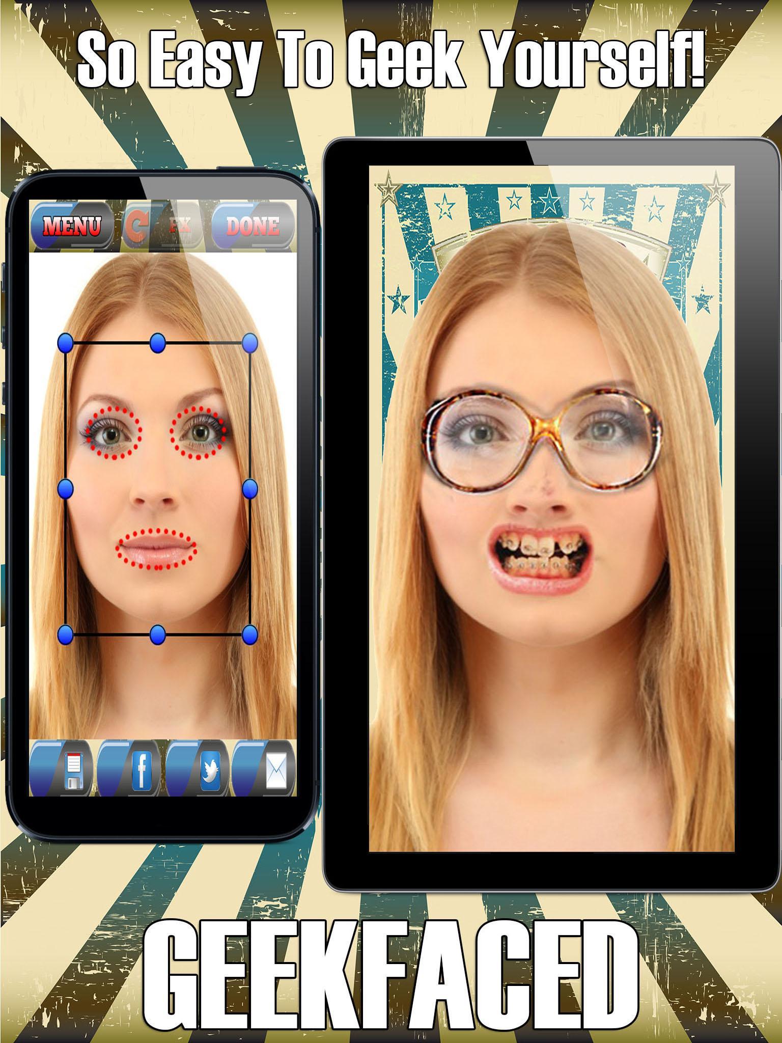 Android 用の オタク顔変身 Geekfaced Geek Booth Apk をダウンロード Android 用の オタク顔変身 Geekfaced Geek Booth Apk をダウンロード