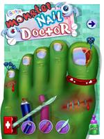 Crazy Monster Toe Nail Doctor پوسٹر