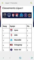 Classement ligue 1 France capture d'écran 1