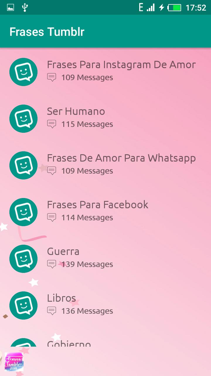 Nuevo Frases Tumblr 2018 Fur Android Apk Herunterladen