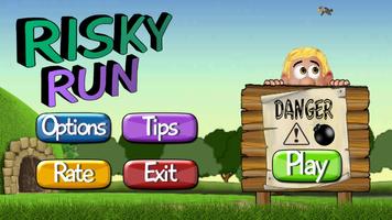 Risky Run Endless Runner Game Plakat