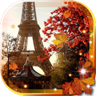 Autumn Paris live wallpaper ikon