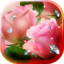 Rose n Diamonds live wallpaper APK