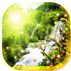 Waterfall Sunny Spring icono