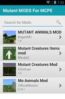 Mutant MODS For MCPE تصوير الشاشة 1