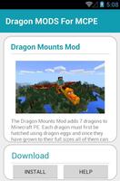 Dragon MODS For MCPE capture d'écran 3