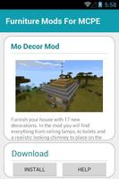 برنامه‌نما Furniture MODS For MCPE عکس از صفحه