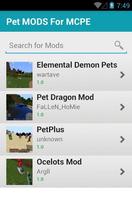 Pet MODS For MCPE capture d'écran 1