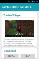 Zombie MODS FOR MCPE स्क्रीनशॉट 3