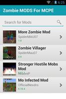 Zombie MODS FOR MCPE स्क्रीनशॉट 1
