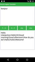 French To English Translator 2020 capture d'écran 1