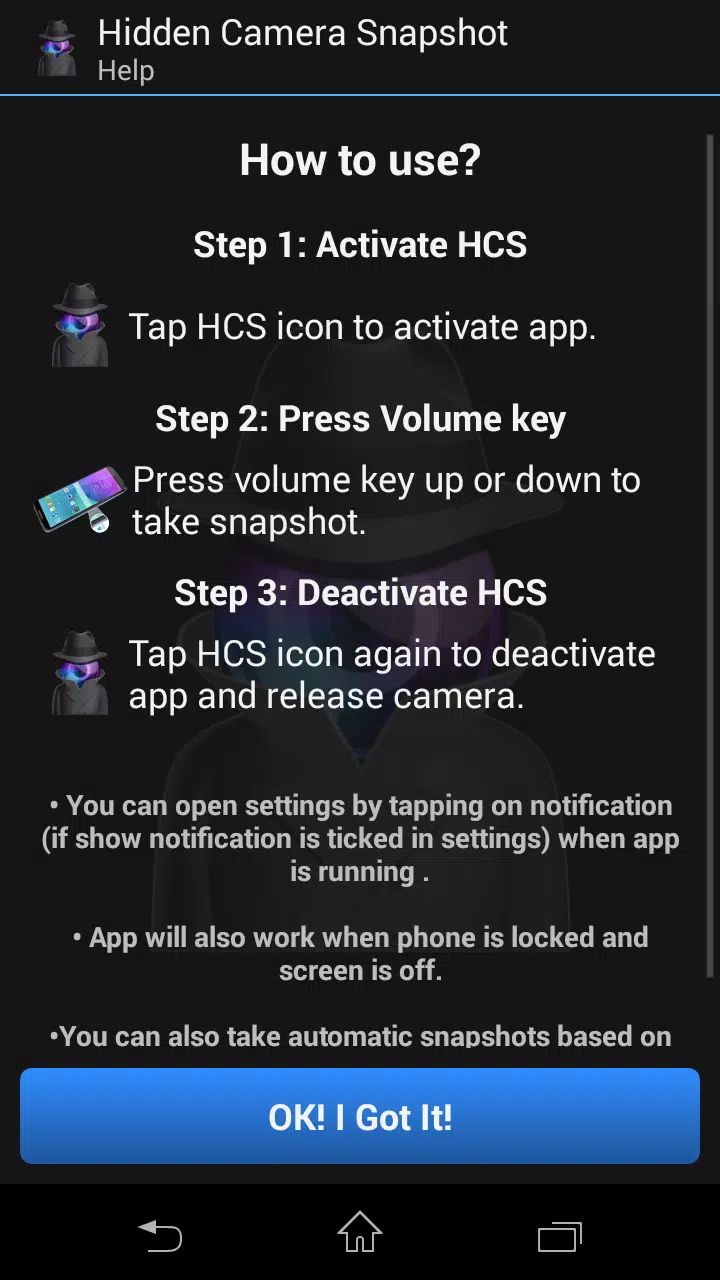 Hidden Camera Snapshot APK for Android Download