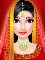 Indian doll marriage - wedding bride fashion salon Affiche