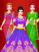 Indian doll marriage - wedding bride fashion salon 截图 1