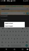 English to French Dictionary capture d'écran 1