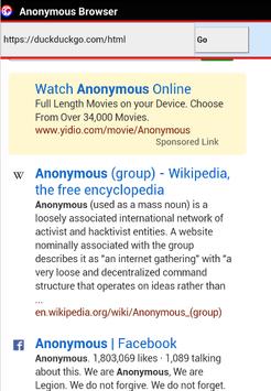 Anonymous Browser screenshot 1