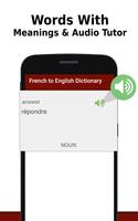 French to English dictionary capture d'écran 2