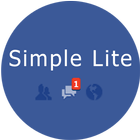 Simple Lite for Facebook(FAST) icône