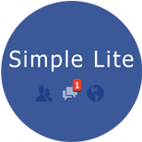 Simple Lite for Facebook(FAST) icône