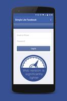 Simple Lite for Facebook(FAST) Affiche