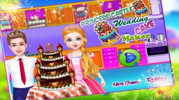 Princess Castle Wedding Cake Maker Affiche