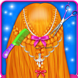 Braided Hairstyles Girls Games آئیکن