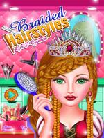 Braided Hairstyles Girls Games پوسٹر