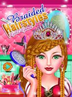 Braided Hairstyles Girls Games Affiche