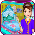 Hotel Room Cleaning Girls Game آئیکن